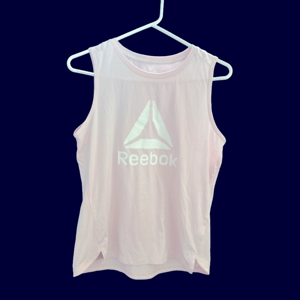 Reebok Pink Athletic Tank Loose Fit Size Small NWOT Condition